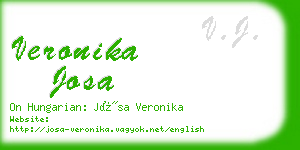 veronika josa business card